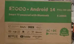 3. Eoco Portable 26" Smart Ac/Dc Television – Built for Versatility