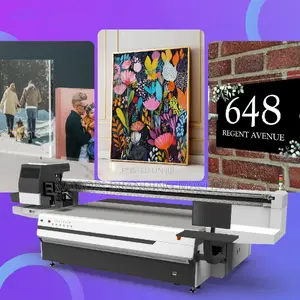 130cm by 250cm (4 Feet by 8 Feet) Uv Flatbed Printing Machine