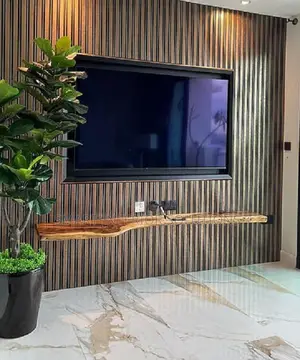 Livingroom Fluted Wall Panels