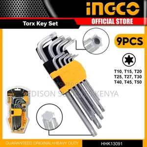 Ingco 9pcs Torx Key Set Allen Wrench Set Hex Keys Allen Keys