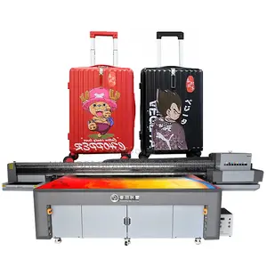 250cm by 130cm Uv Flatbed Printing Machine With 4pcs Gen6 Ricoh Heads