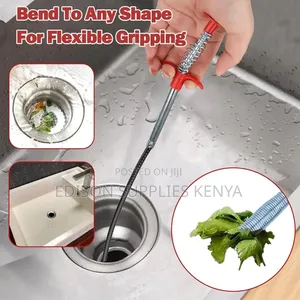 Drain Cleaner Spiral Snake Unclogger Sewer Sink Pick Up Tool