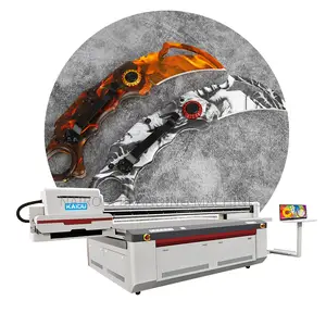 130 by 250cm Large Format Flatbed Uv Printer - 4pcs Ricoh Gen6 Heads