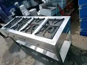 Commercial Three Burner Gas Cooker