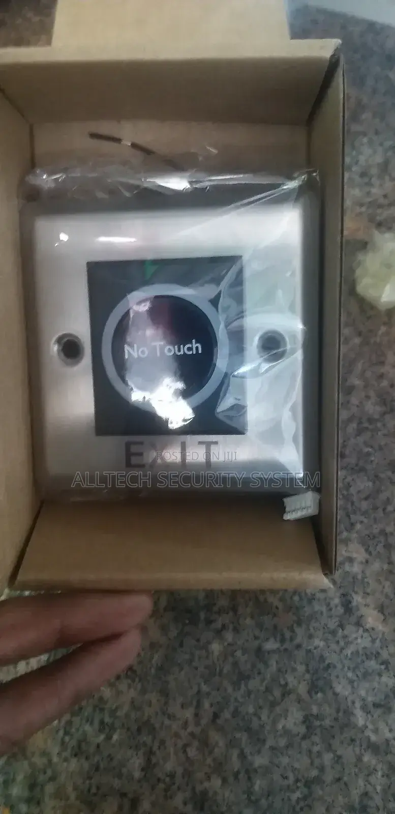 No Touch Exist Button That Has a Remote