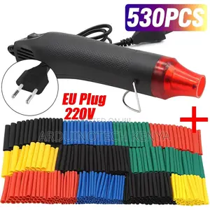 530pcs Heat Shrink Tubing Kit With Heat Blower