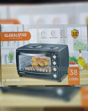 38 Litres Globalstar Oven With Rotisserie and Double Hot Plate
