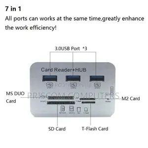 Usb 3.0/3.1 Hub With Card Reader 5/10 GBPS