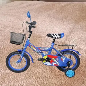 12 Inch Kids Bike Sturdy Frame Fun Safe Cartoon Design Training Wheels