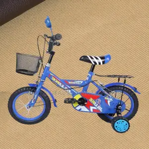 12 Inch Kids Bike Colorful Design Sturdy Frame Basket Training Wheels