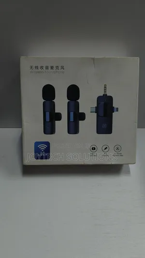 Lavalier Recording Microphone With 2 Microphones