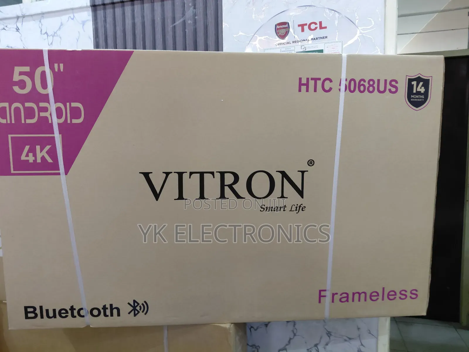Vitron 50 Inch Smart Android Frameless Tv – Htc5068us
