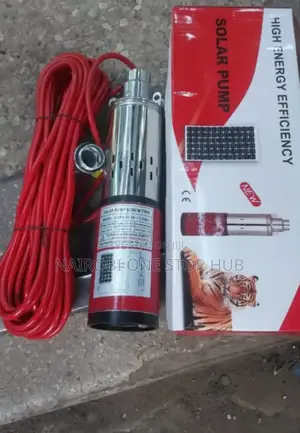 Submersible Solar Water Pump and Its Packaging.