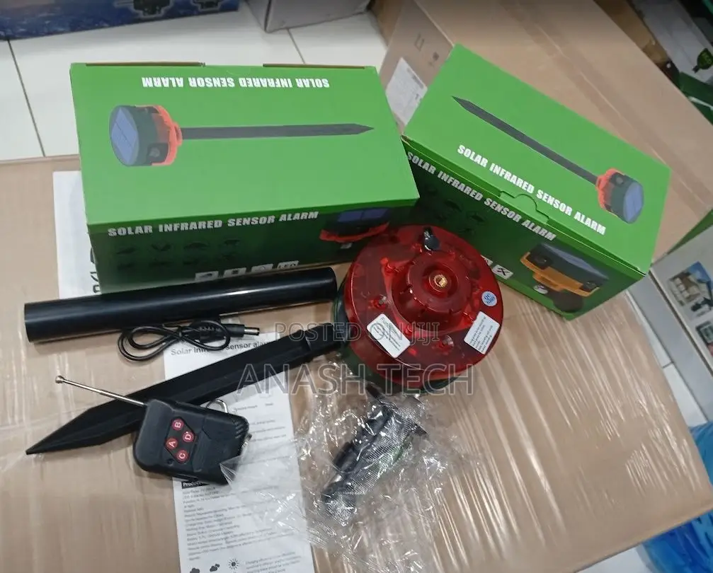 Home Siren Solar Alarm With Infrared Motion Sensor