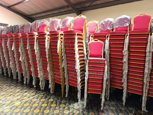 Stackable Red Event Chairs