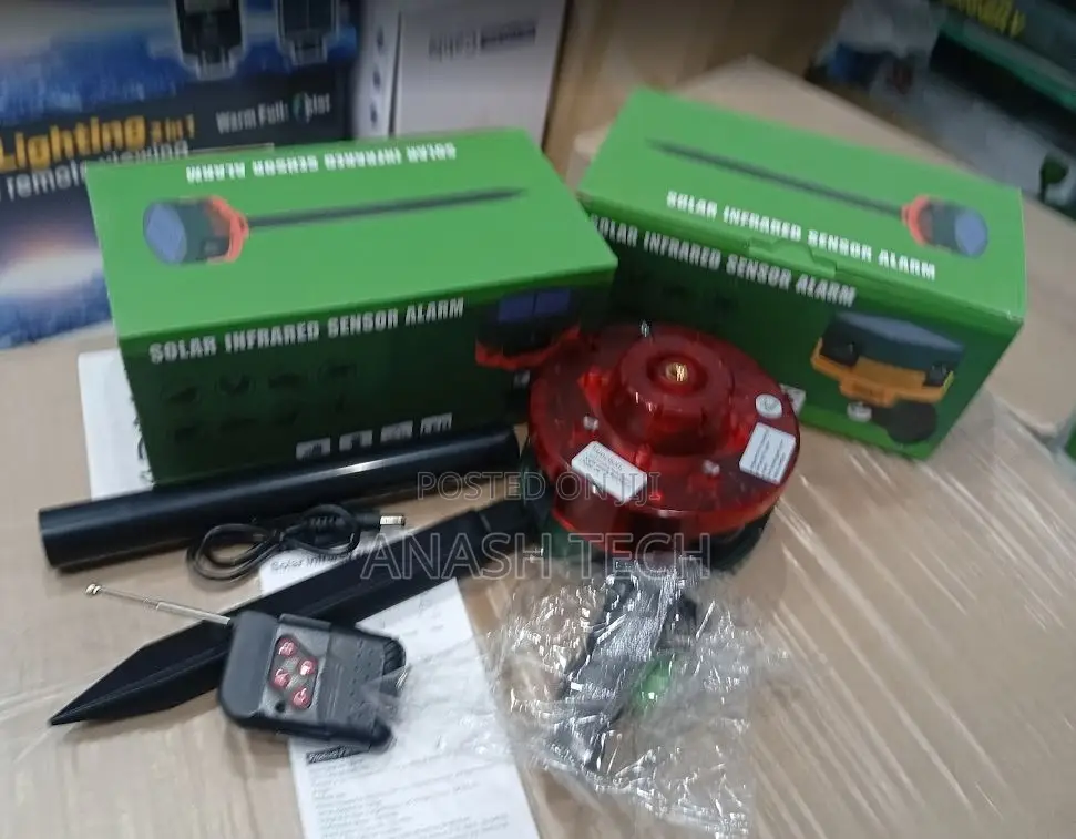 Solar Alarm System With Pir Motion Sensor Solar Infrared