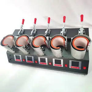 5 Station Sublimation Mug Heat Press - Huge Discounts Available