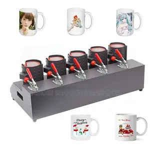 5 Station Mug Heat Press for Sale - Mug Sublimation Printing