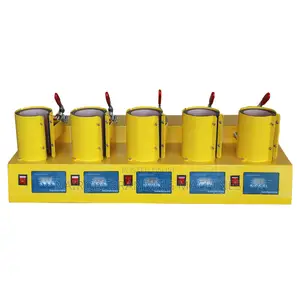 Sublimation Mug Heat Press Machine With 5 Station