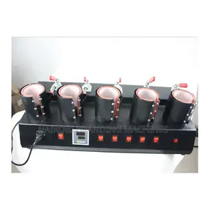 High Efficiency 5-Station Mug Sublimation Machine Mug Heat Press