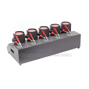 5 Station Heat Transfer Mug Printing Machine - Ceramic Color Changing