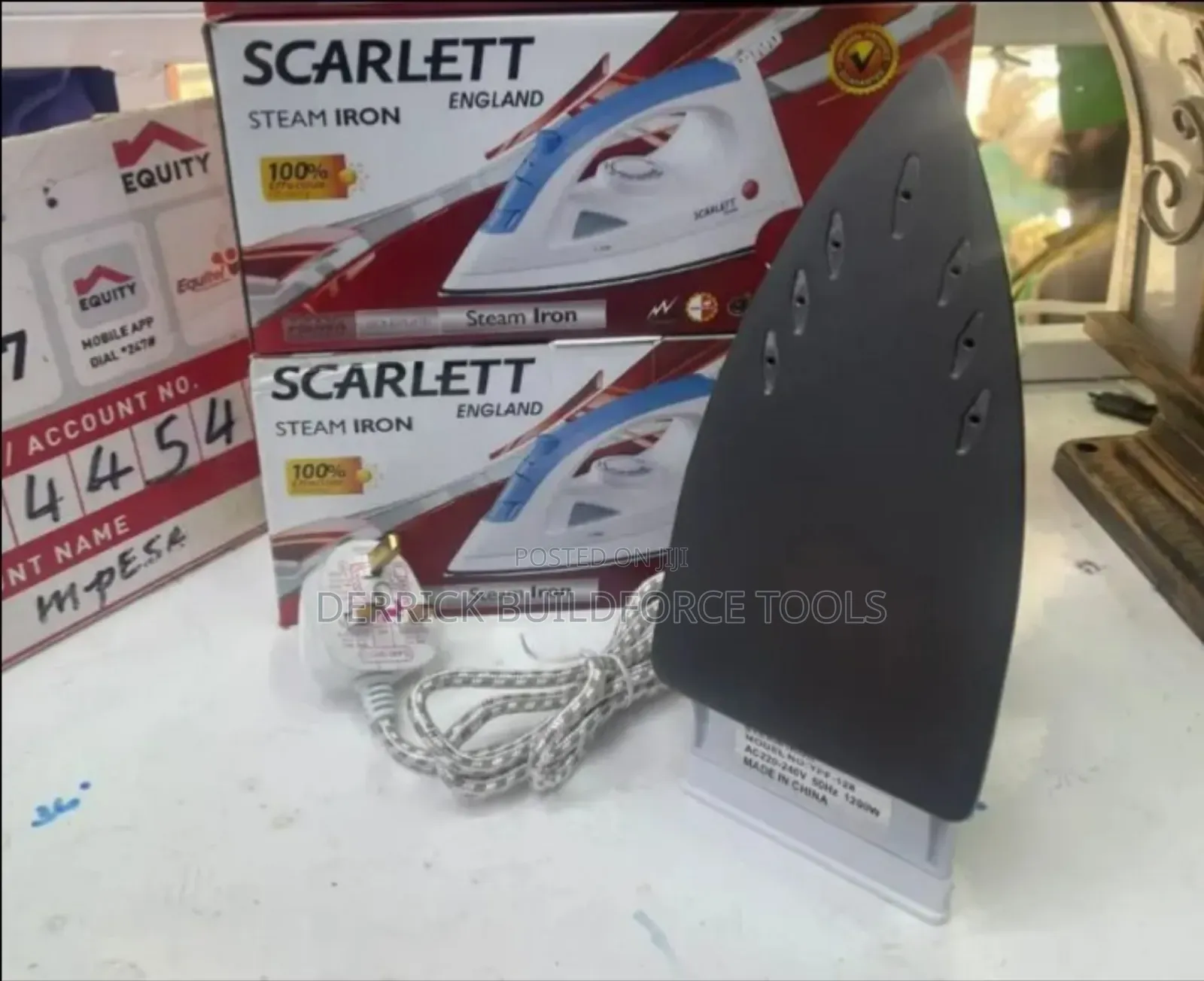 Scarlet Steam Iron Box