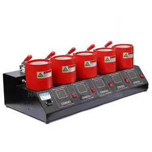 5 in 1 Mug Heat Press Machine for Sublimation Semi-Automatic Digital
