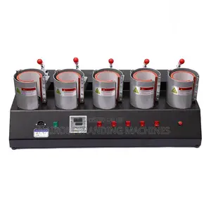 New 5-in-1 Sublimation Mug Heat Press Machine - Cup Tumbler Printing