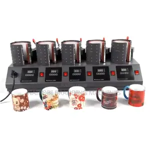 5 Stations Mug Heat Press Machine - Best Quality Mug Prints