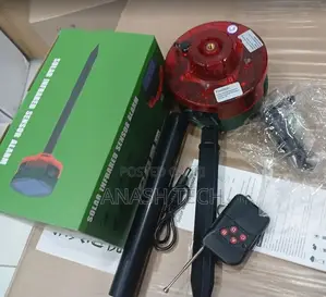 Solar Light Alarm Motion Sensor With Remote Control Siren Sound