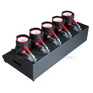 5 Stations Low Price Mug Heat Press Machine