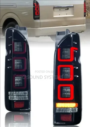 Toyota Hiace Smoked Led Tail Lights