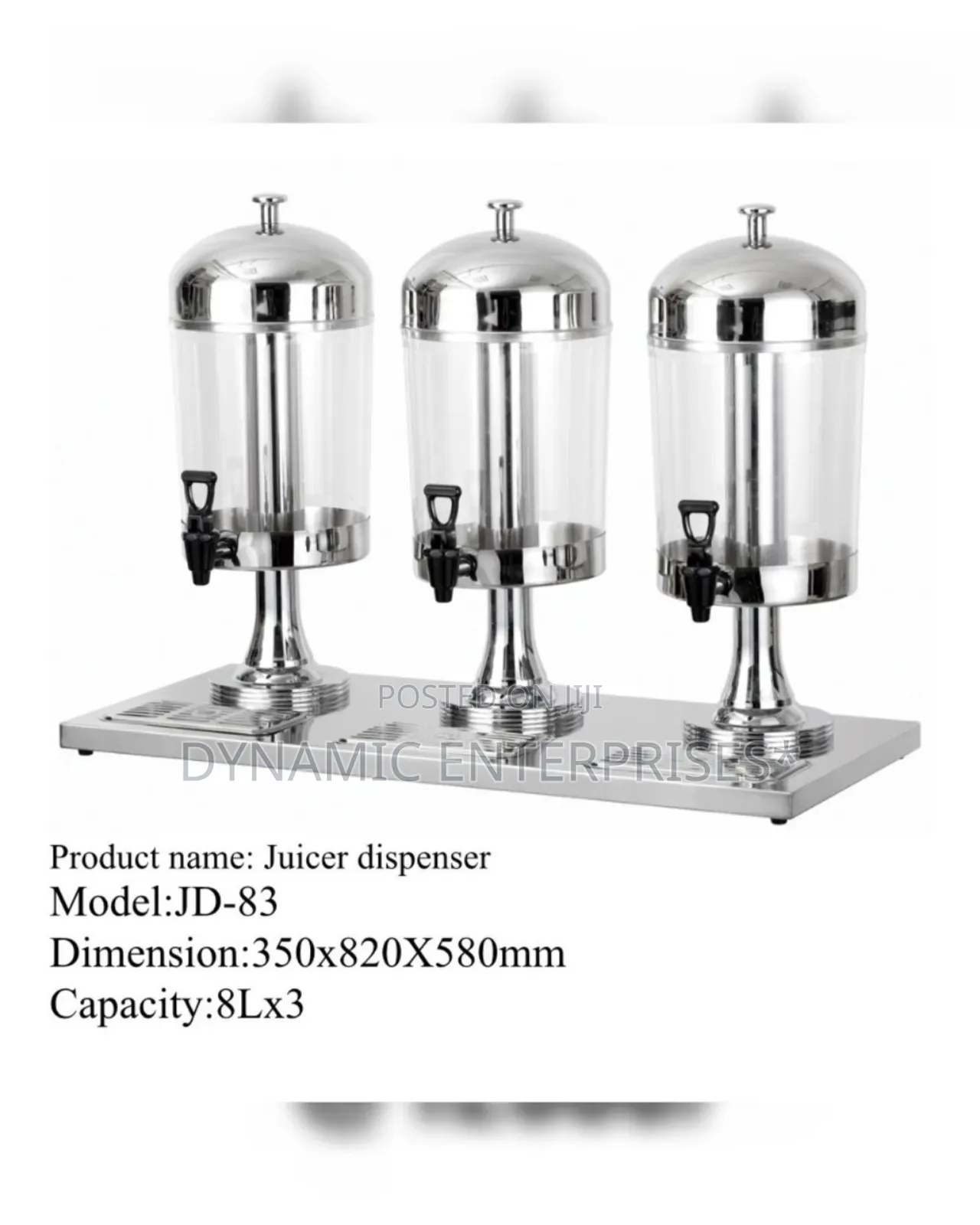 Triple Table Juice Dispenser