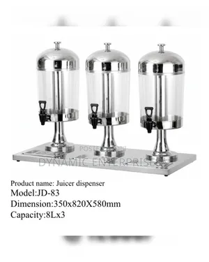 Triple Table Juice Dispenser