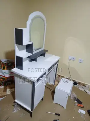 White Color Dressing Mirror