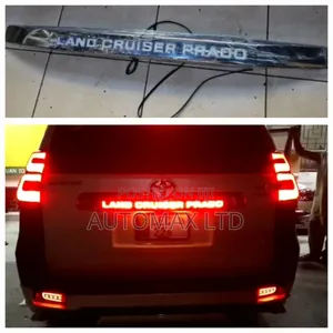 J150: Rear Door Chrome With Led. For Toyota Land Cruiser Prado