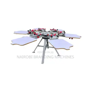Factory Price Hot-Selling 6 Color 6 Station Manual Screen Printer