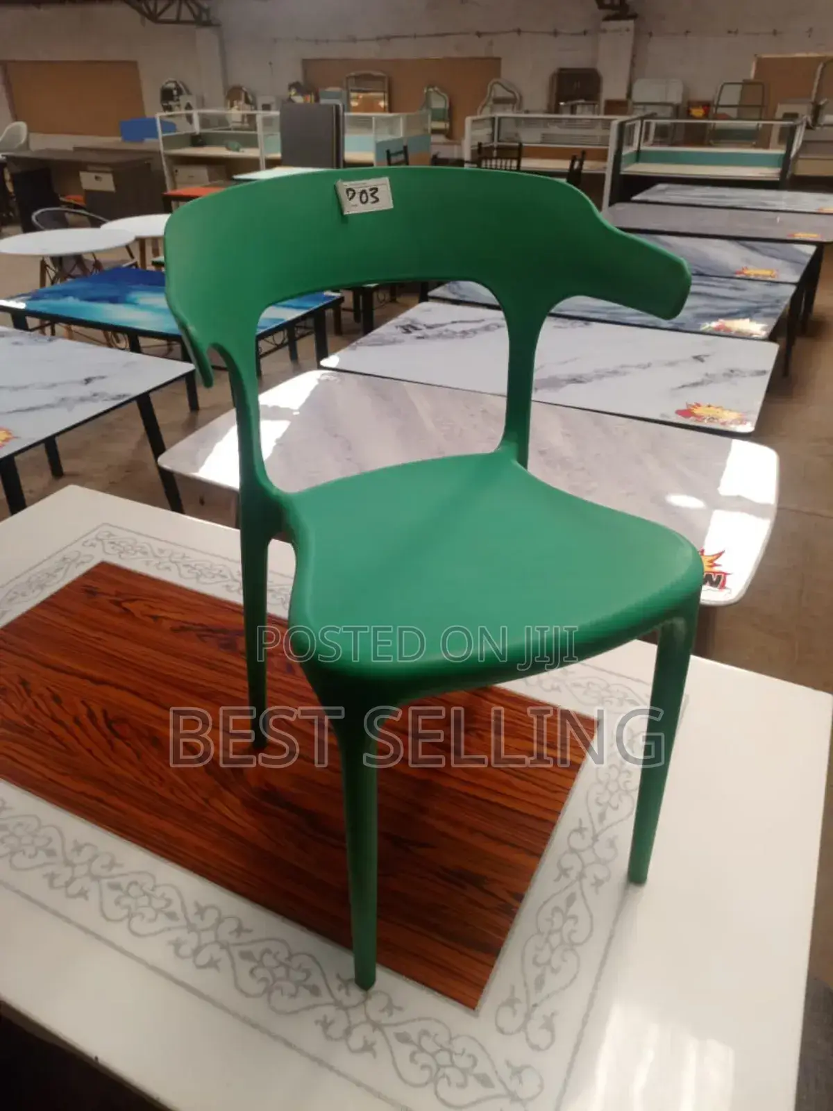 Green and Strong Plastic Chair