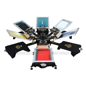 Wholesale New Manual Six-Color Advertising T-Shirt Printing Machine