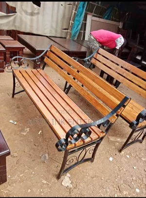 Wooden Metallic Garden Outdoor Benches