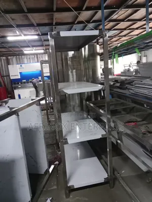 Heavy-Duty Stainless Steel Rack – 4 Layers
Designed for Kitchens