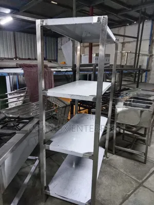4-Tier Stainless Steel Storage Rack