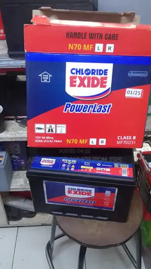 Chloride Power Last N70 Car Battery