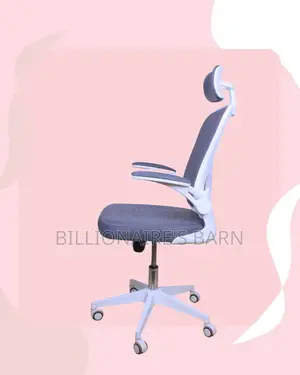 Swivel Castors | White Ergonomic | Nairobi Delivery Guaranteed