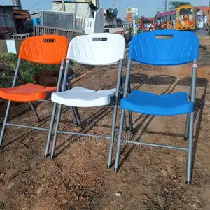 Multicolored Plastic Foldable Chairs
