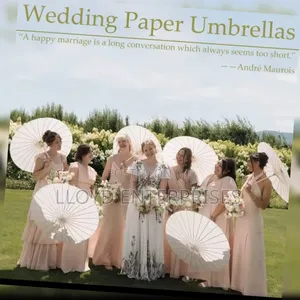 60cm Paper Parasol Umbrella for Weddings