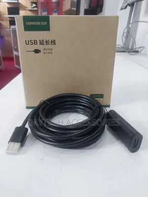 Ugreen Active Cable Usb 2.0 Extension Cable 480 MBPS 10 Metres Black