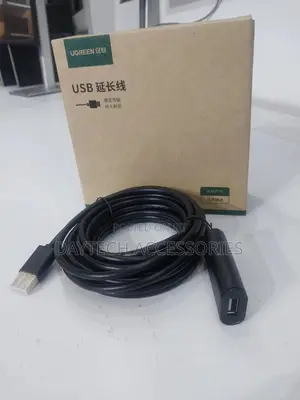 Ugreen Active Cable Usb 2.0 Extension Cable 480 MBPS 10 Metres Black
