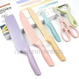 Six Piece Coloured Cutlery Set