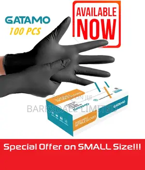Small Black Nitrile Gloves Food Grade Rubber Chef Kitchen Latex